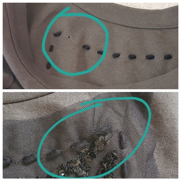 Foley + Corinna Beaded Feather Long Sleeve Dress - Picture 5 of 8